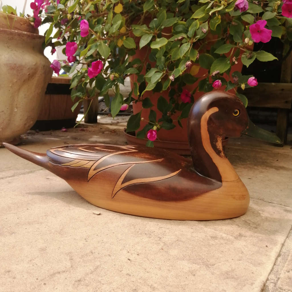 Feathers of Knysna Gallery carved and hand painted Pintail 109 Pylstert 656/975