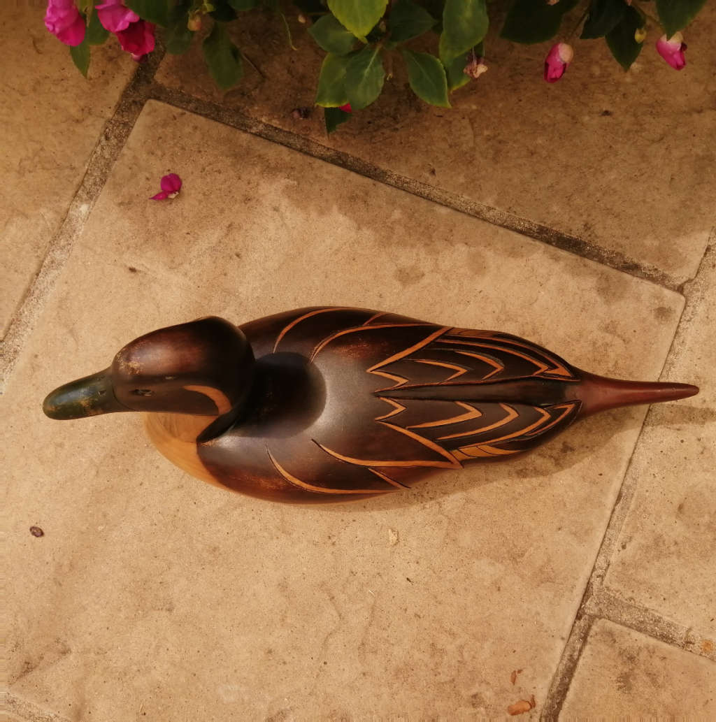 Feathers of Knysna Gallery carved and hand painted Pintail 109 Pylstert 656/975