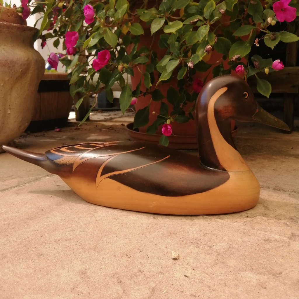 Feathers of Knysna Gallery carved and hand painted Pintail 109 Pylstert 440/975