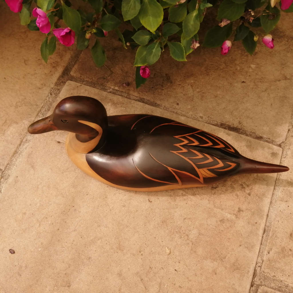 Feathers of Knysna Gallery carved and hand painted Pintail 109 Pylstert 440/975