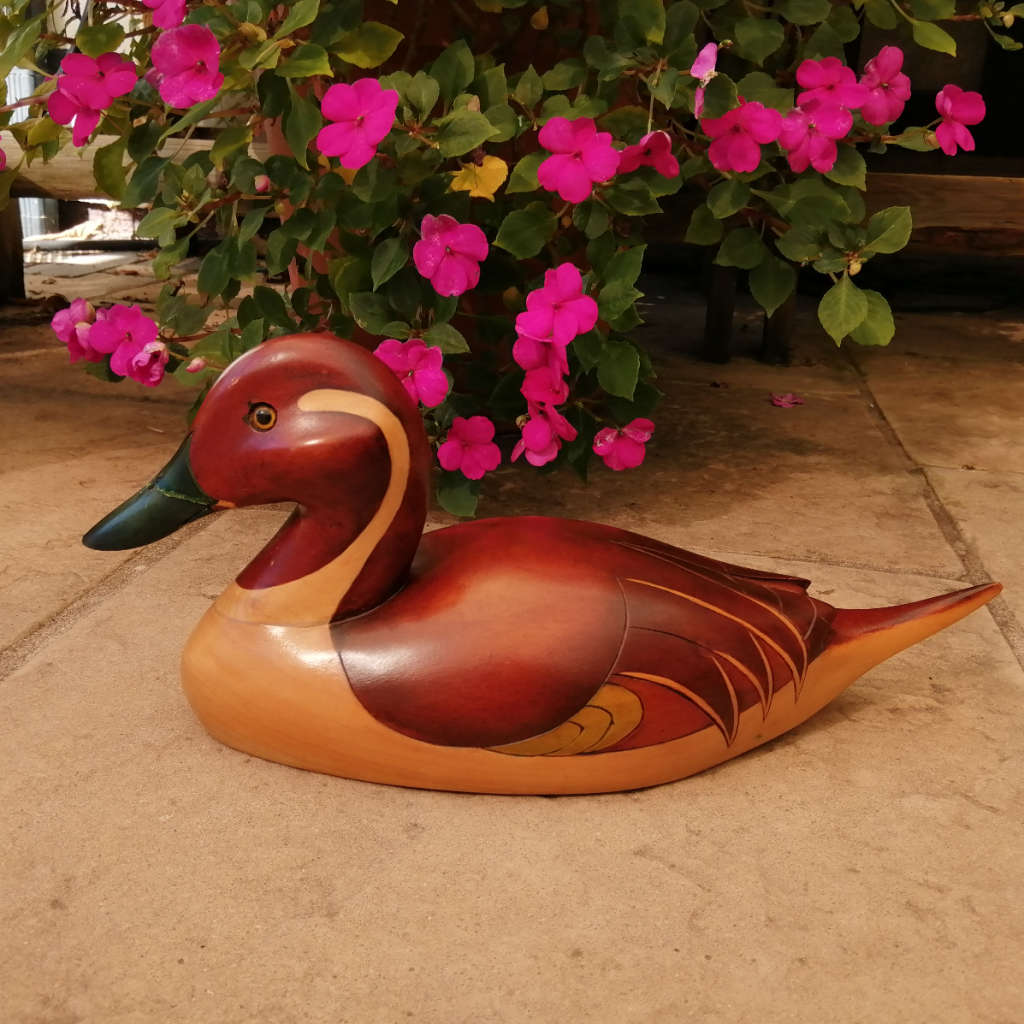Feathers of Knysna Gallery carved and hand painted Pintail Duck 457/2000