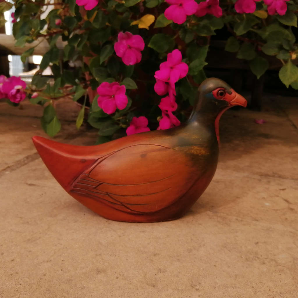 Feathers of Knysna Gallery carved and hand painted  Swansons Francolin 171/875