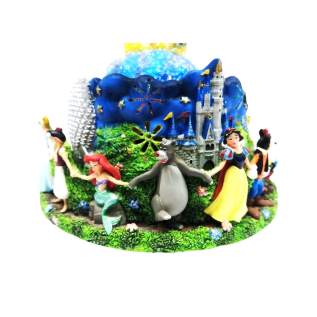 Disney`s Mickey Mouse 2000 Millennium Musical Snow Globe Celebrate The Future