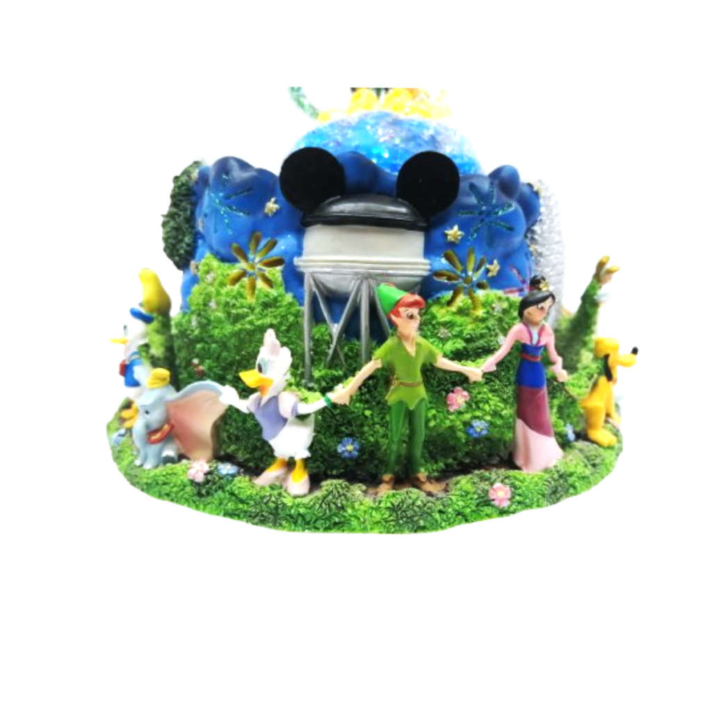 Disney`s Mickey Mouse 2000 Millennium Musical Snow Globe Celebrate The Future