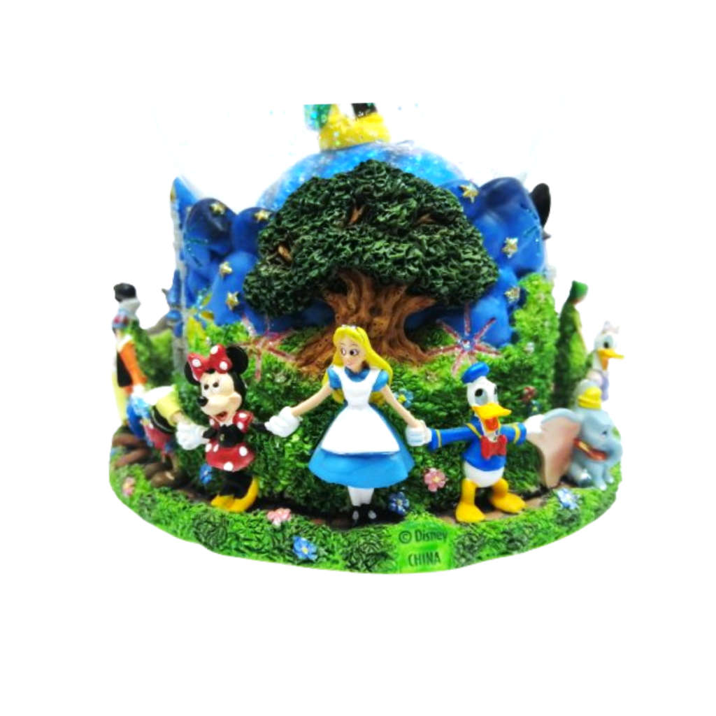 Disney`s Mickey Mouse 2000 Millennium Musical Snow Globe Celebrate The Future