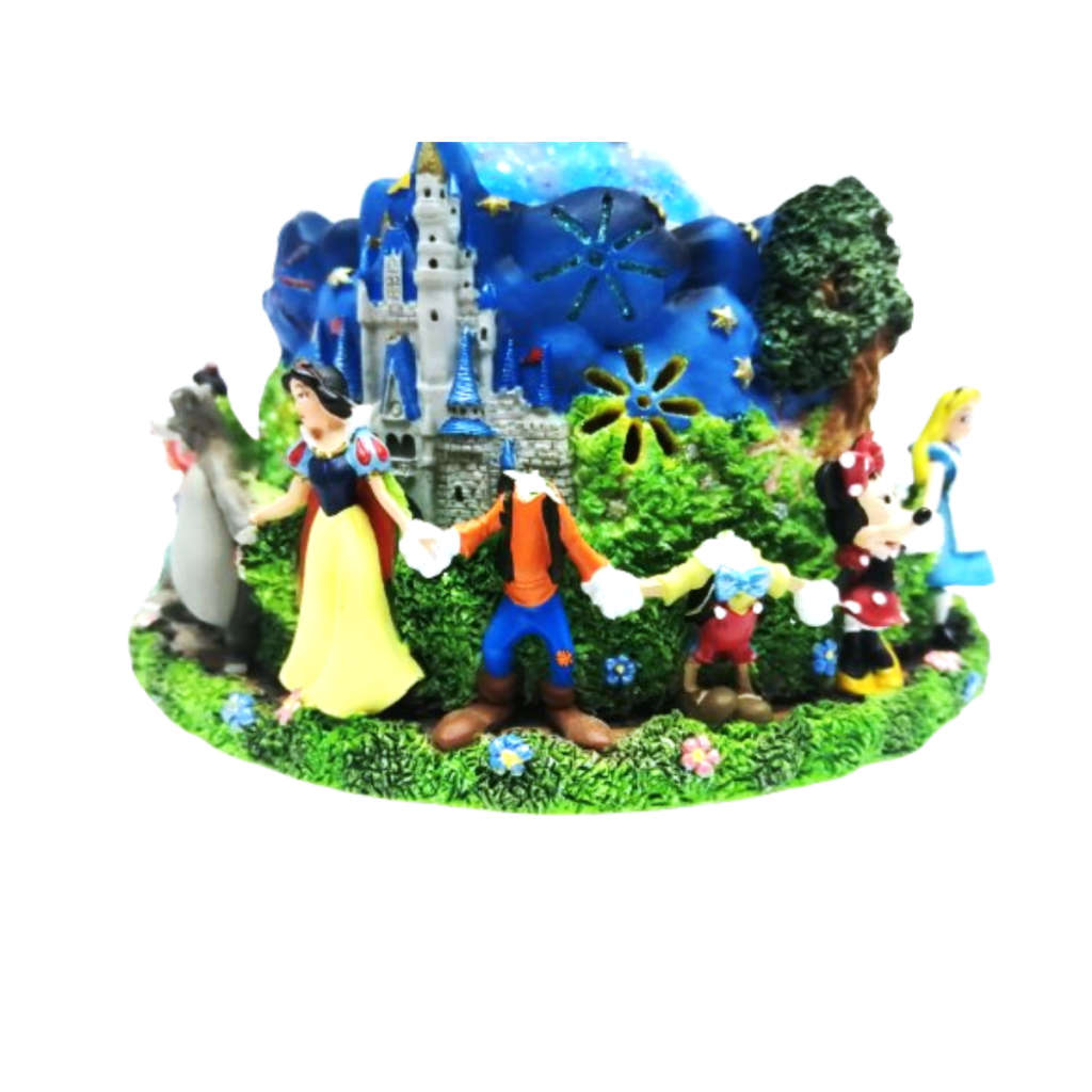 Disney`s Mickey Mouse 2000 Millennium Musical Snow Globe Celebrate The Future