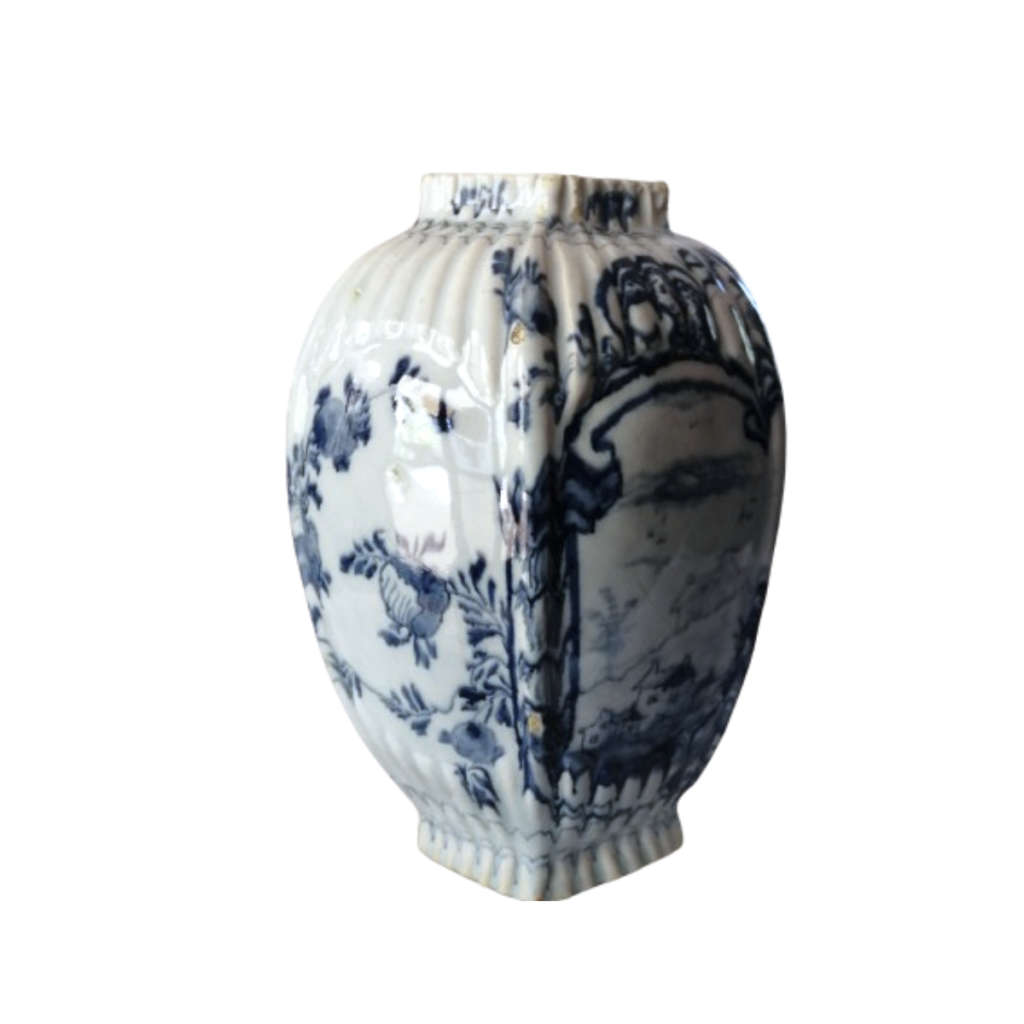 Antique 18th-Century Dutch Delft Large Vase circa 1800