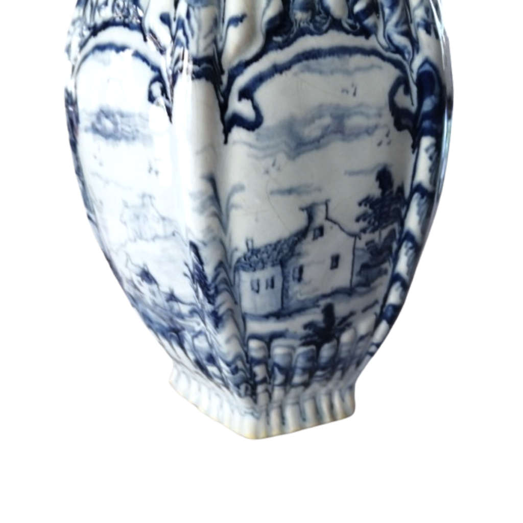 Antique 18th-Century Dutch Delft Large Vase circa 1800