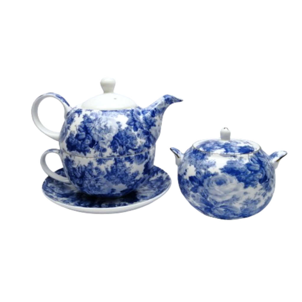 Maxwell and Williams Tea for One Tea Pot Cup ,Saucer and Sugar Bowl