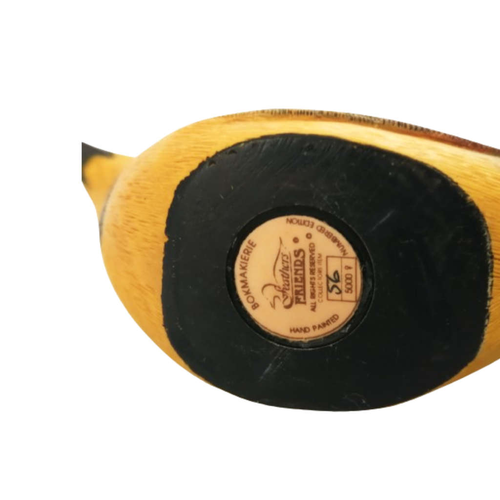 Feathers of Knysna Gallery hand painted  Bokmakierie 56,69/2000