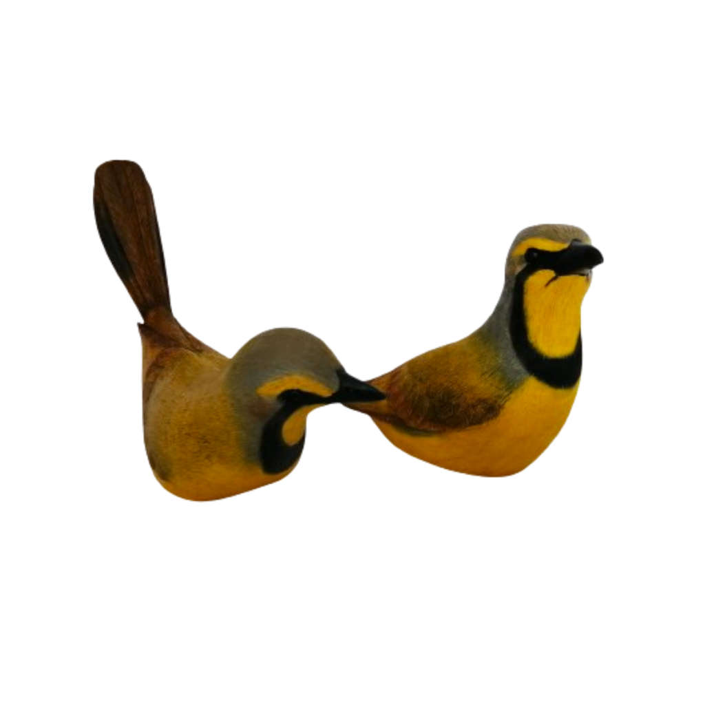 Feathers of Knysna Gallery hand painted  Bokmakierie 56,69/2000