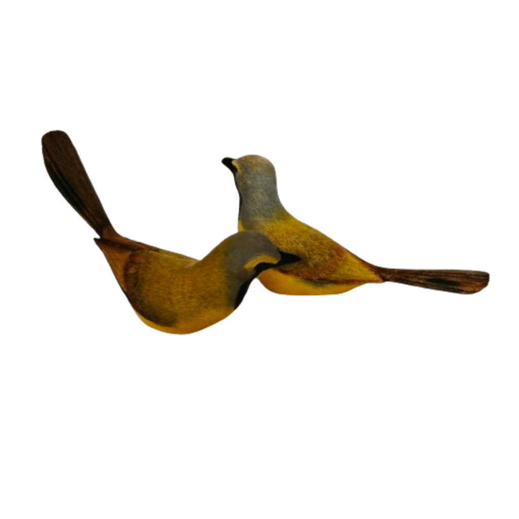 Feathers of Knysna Gallery hand painted  Bokmakierie 56,69/2000