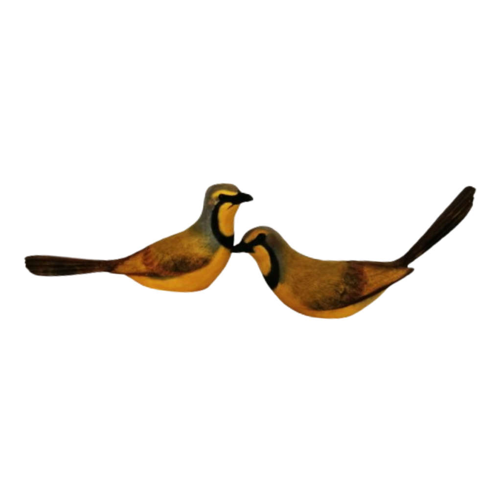 Feathers of Knysna Gallery hand painted  Bokmakierie 56,69/2000