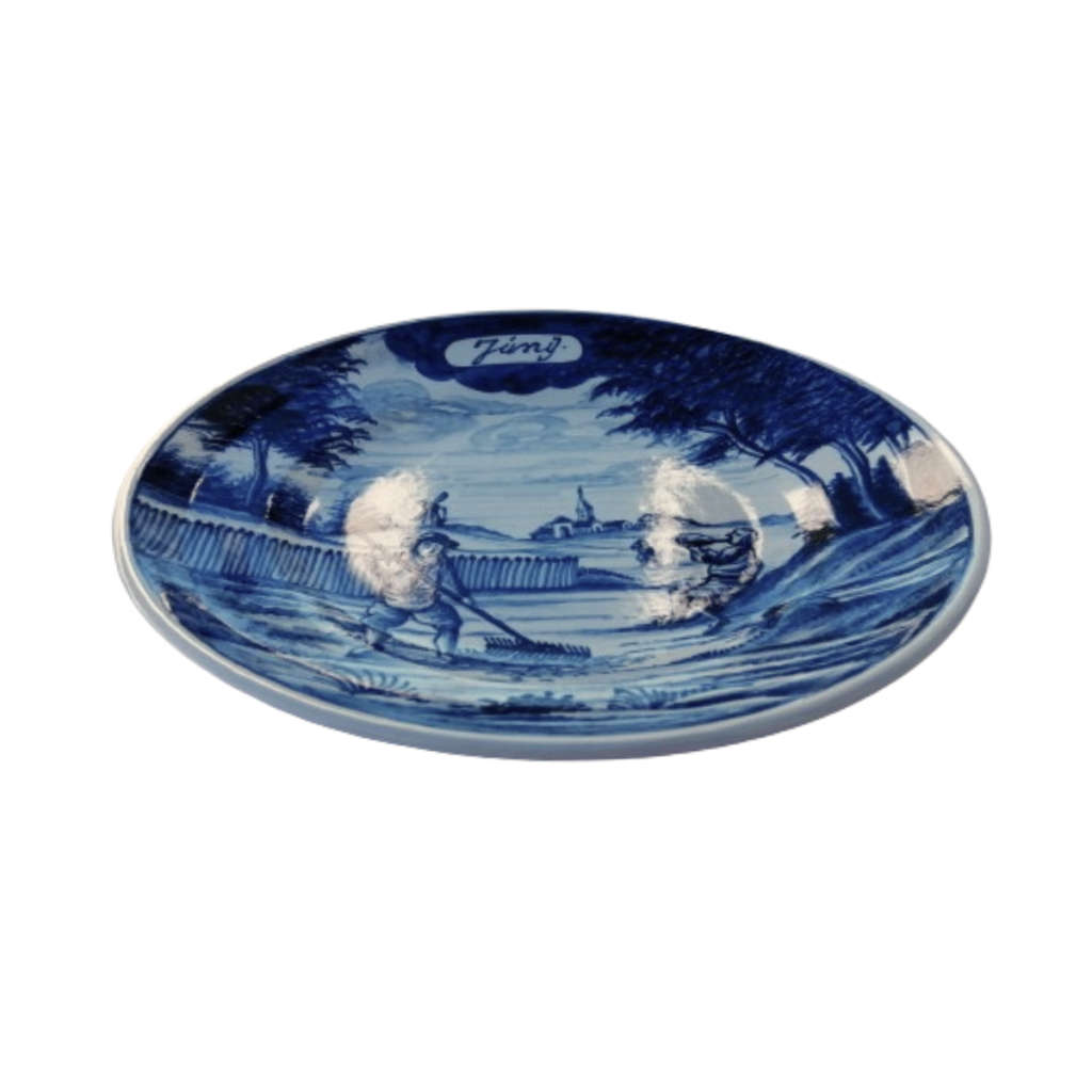Old Delft Holland Calendar Plate June plate