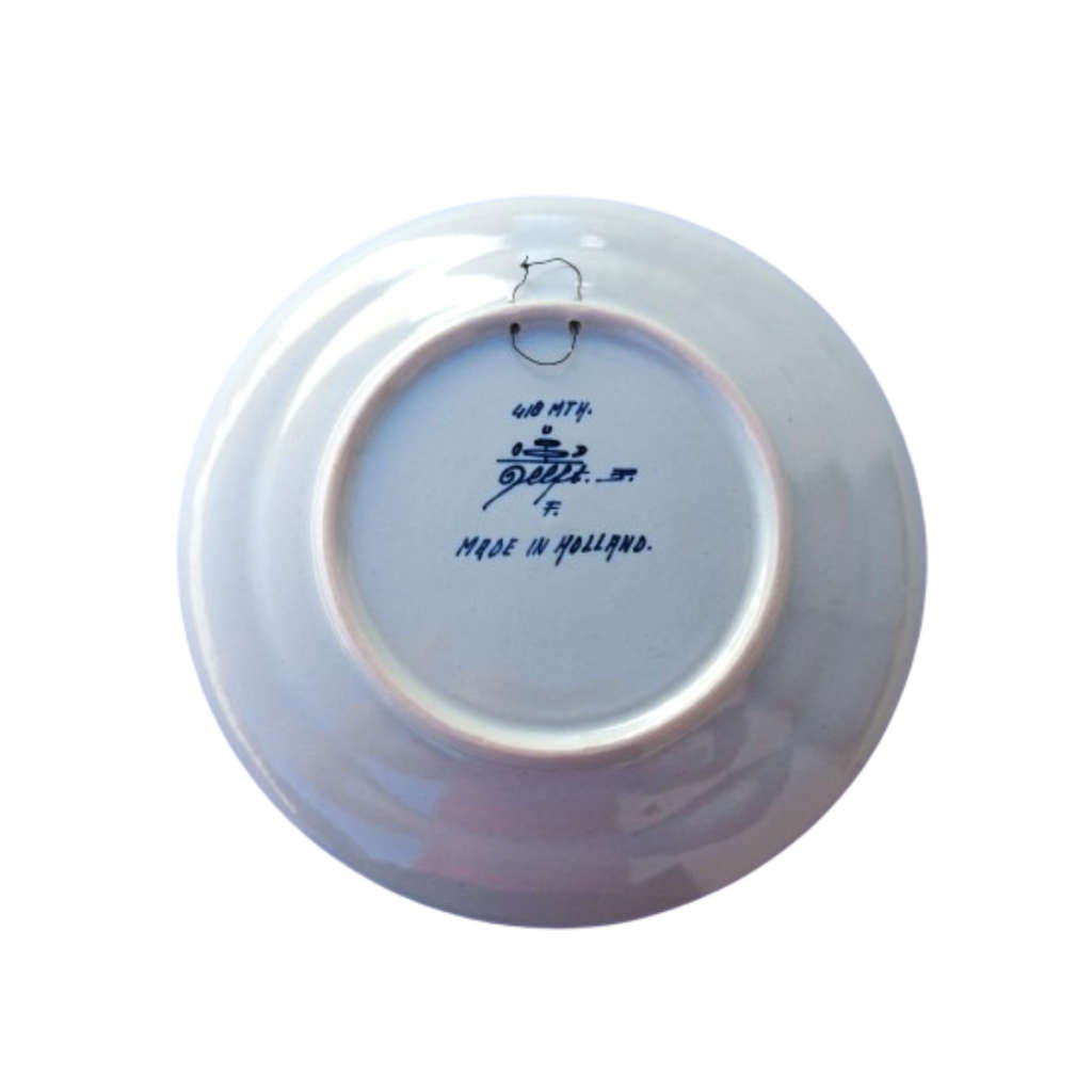 Old Delft Holland Calendar Plate June plate