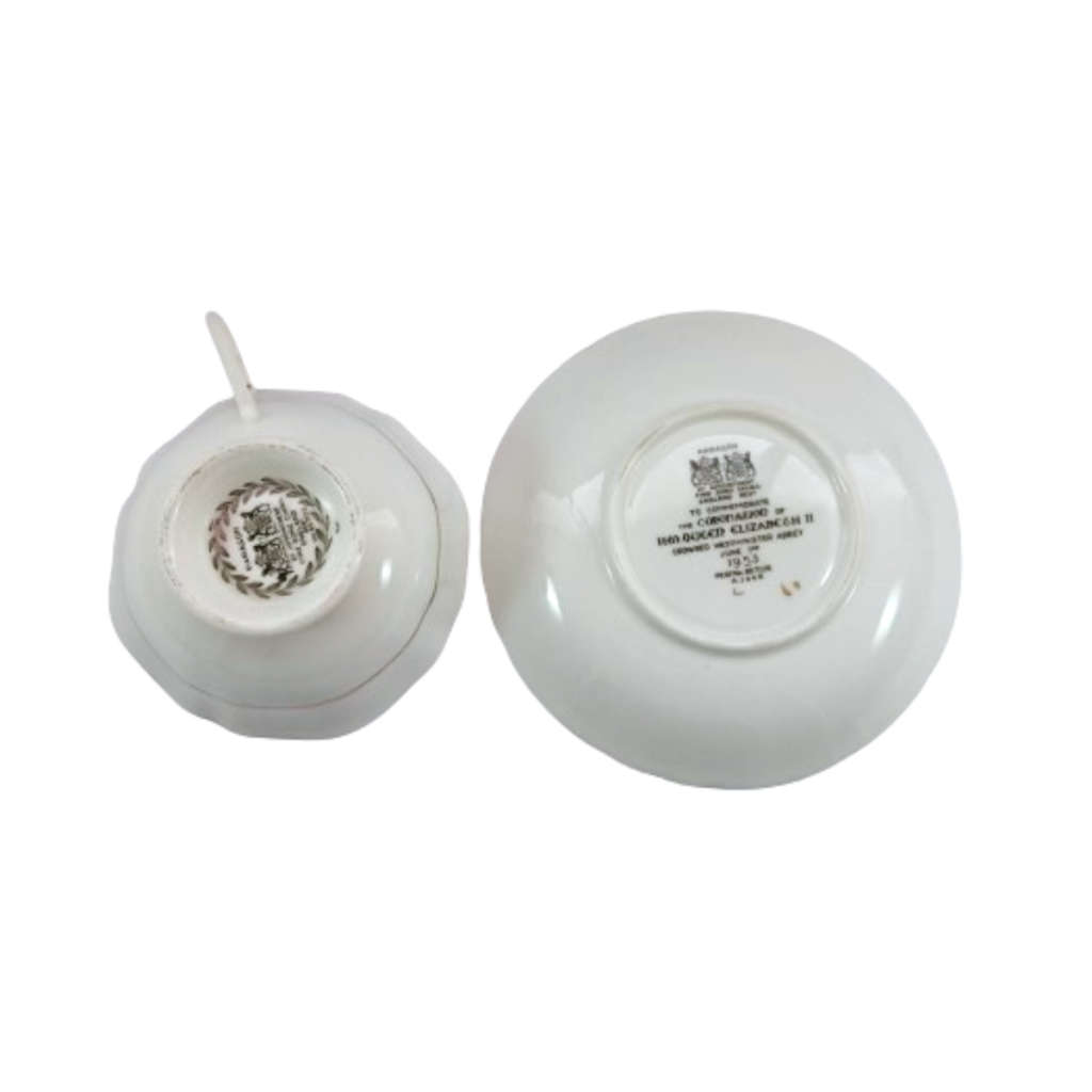 Paragon 1953 H.M. Queen Elizabeth II Coronation Commemorative Tea Cup and Saucer