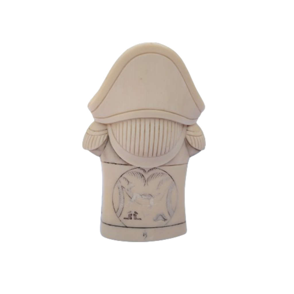 John Biccard Napoleon Bananaparte Rare Chimpanzee crushed marble sculpture