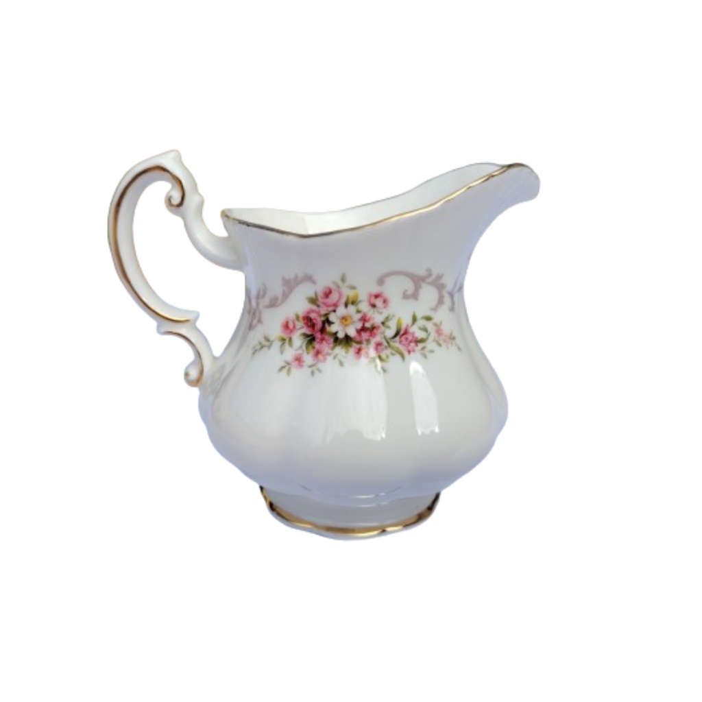 Paragon Fine Bone China Rose Bouquet Milk Jug Creamer