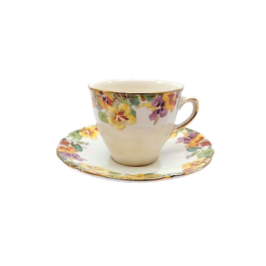 Royal Doulton Nasturtium Cup and Saucer Duo