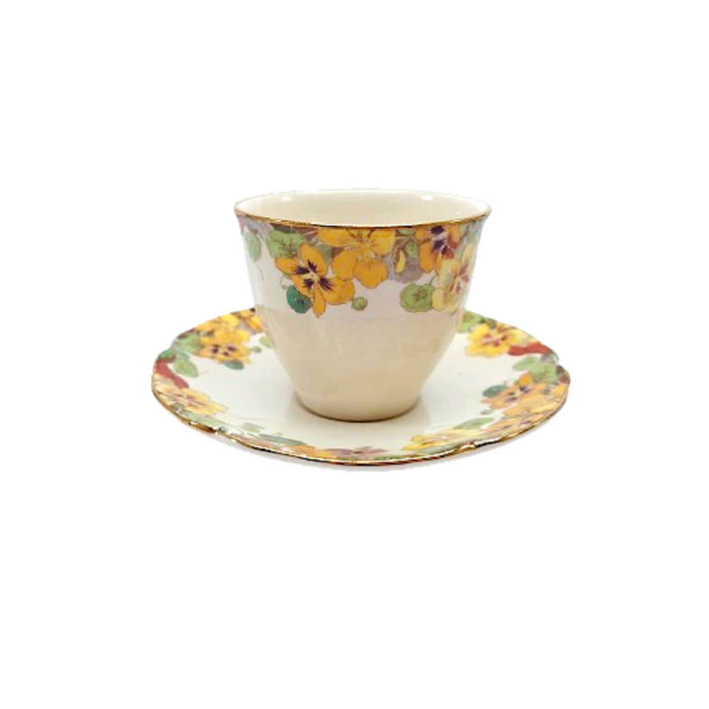 Royal Doulton Nasturtium Cup and Saucer Duo