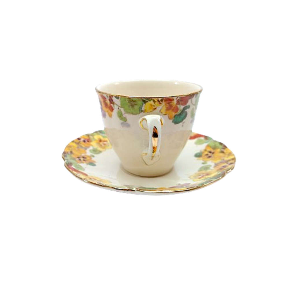 Royal Doulton Nasturtium Cup and Saucer Duo