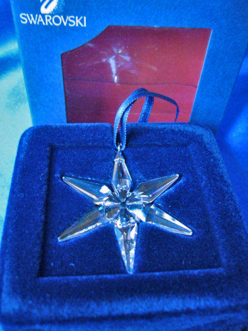 GENUINE SWAROVSKI  Christmas Star -  Retired boxed