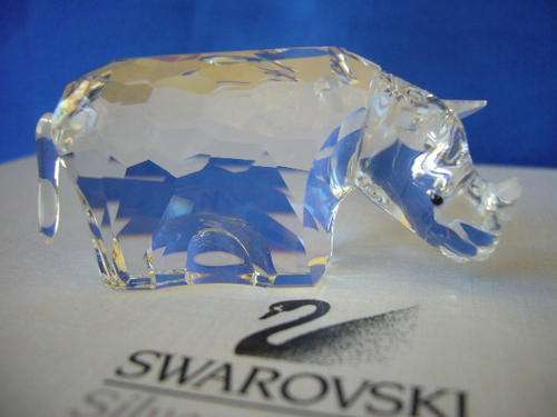SWAROVSKI CRYSTAL RHINOCEROS / RHINO