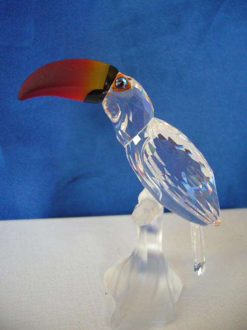 SWAROVSKI CRYSTAL TOUCAN COLOUR BEAK RETIRED & RARE