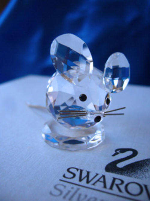 GENUINE SWAROVSKI REPLICA MOUSE
