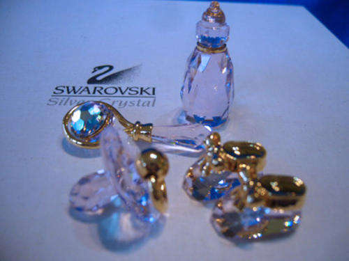 Stunning Swarovski Crystal Pink Baby Set