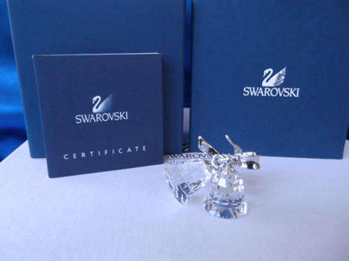 GENUINE Swarovski Memories Silver Crystal Bells Rhodium