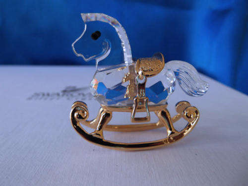 GENUINE Swarovski Crystal Memories Classics  Rocking Horse