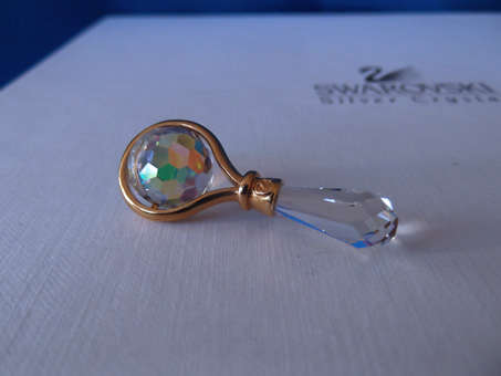 SWAROVSKI CRYSTAL Memories Rattle 18 ct Gold Plated