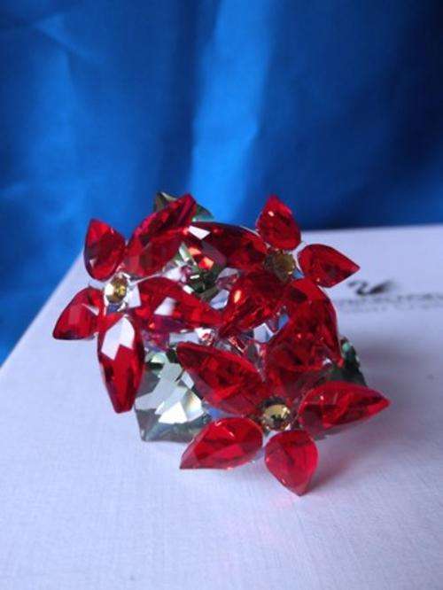 SWAROVSKI CRYSTAL-"POINSETTIA" 905209 MIB CHRISTMAS