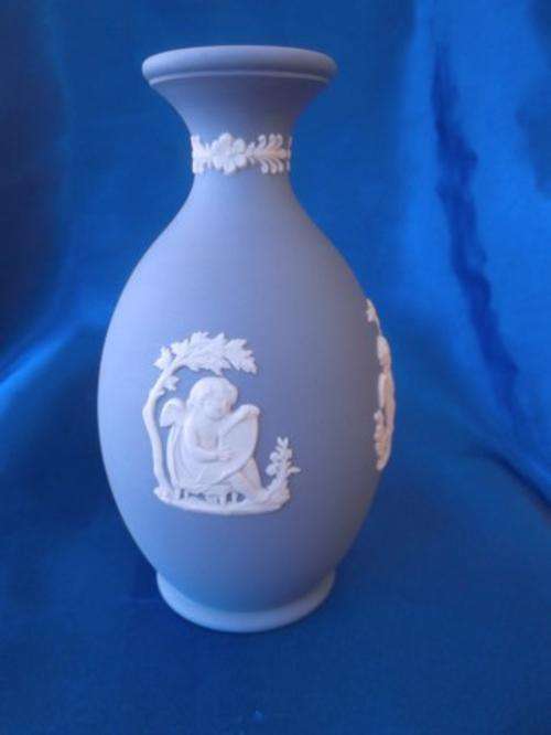 Wedgwood Jasper Blue Vase *