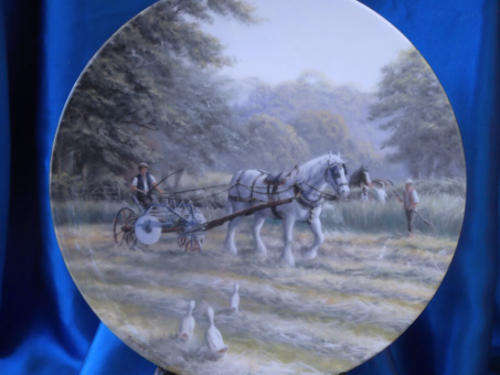 Stunning Royal Doulton "The Turning of the Swath" Plate