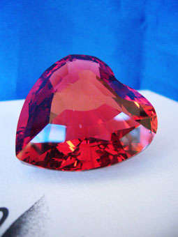 Swarovski Silver Crystal Retired Large Red Heart