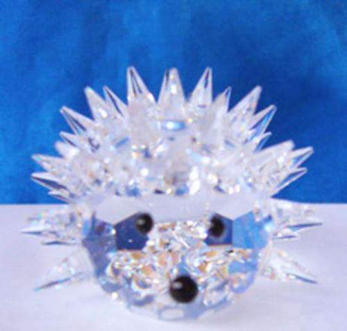SWAROVSKI CRYSTAL LARGE HEDGEHOG OVAL 013288 RETIRED  *