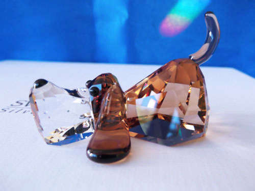 SWAROVSKI SILVER CRYSTAL LOVLOTS "PEPPINO THE BASSET" 935720