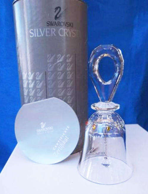 Swarovski Crystal Solaris Table Bell Exquisite Accents
