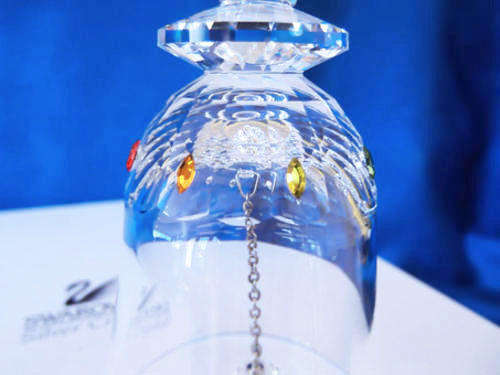 Swarovski Crystal Solaris Table Bell Exquisite Accents