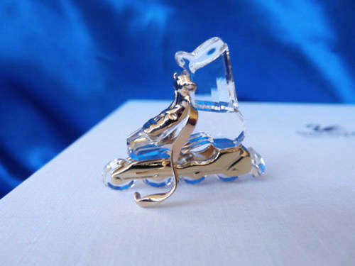 Boxed Swarovski Crystal Memories Classics Roller Skate