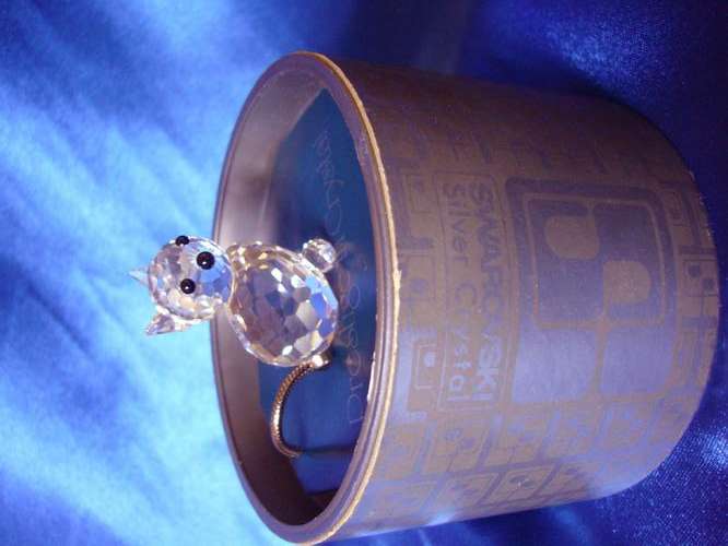 SWAROVSKI CAT - RETIRED CRYSTAL GLASS ANIMAL 1980s