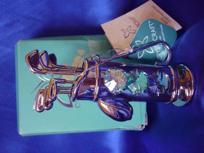 Cryst Craft Golfbag with Swarovski Crystals