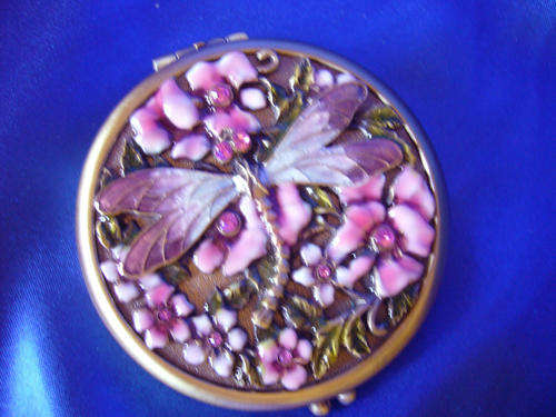 **** Dragonfly Mirror Compact by Crystal Delights ****