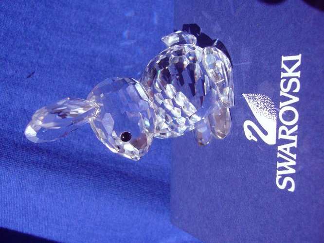 GENUINE SWAROVSKI  MOTHER RABBIT 014 850 RET 2004