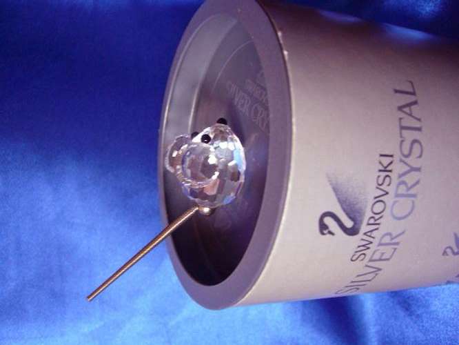 GENUINE SWAROVSKI  Mini Mouse -  Block Logo