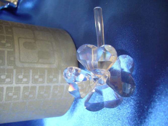 GENUINE SWAROVSKI CRYSTAL FOUR LEAF CLOVER