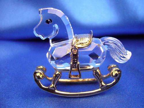GENUINE Swarovski Crystal Memories Classics  Rocking Horse