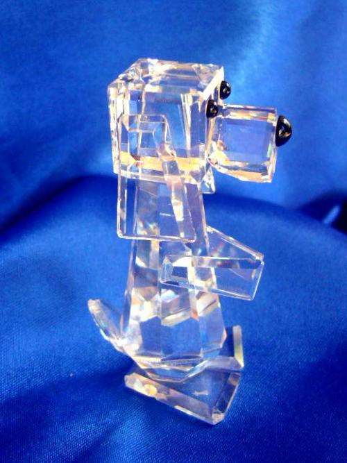SWAROVSKI - Silver Crystal Dog Standing Retired